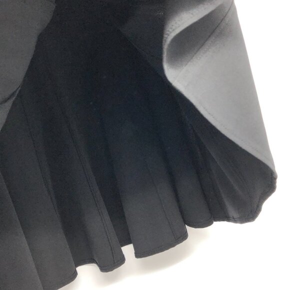 hanna & gracie Black Flared Knee Length Midi Skirt size 10 - Picture 7 of 13